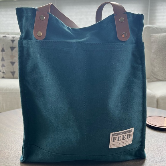 “Feed Project” to feed others canvas market tote (#7) - Picture 1 of 9